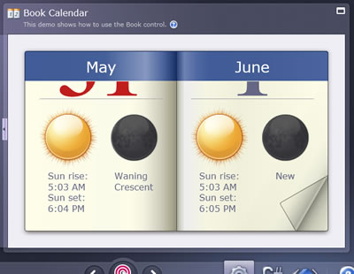 WPF book control to be used in your desktop application